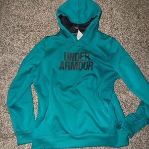 Under Armour Turquoise and Gray Hoodie
